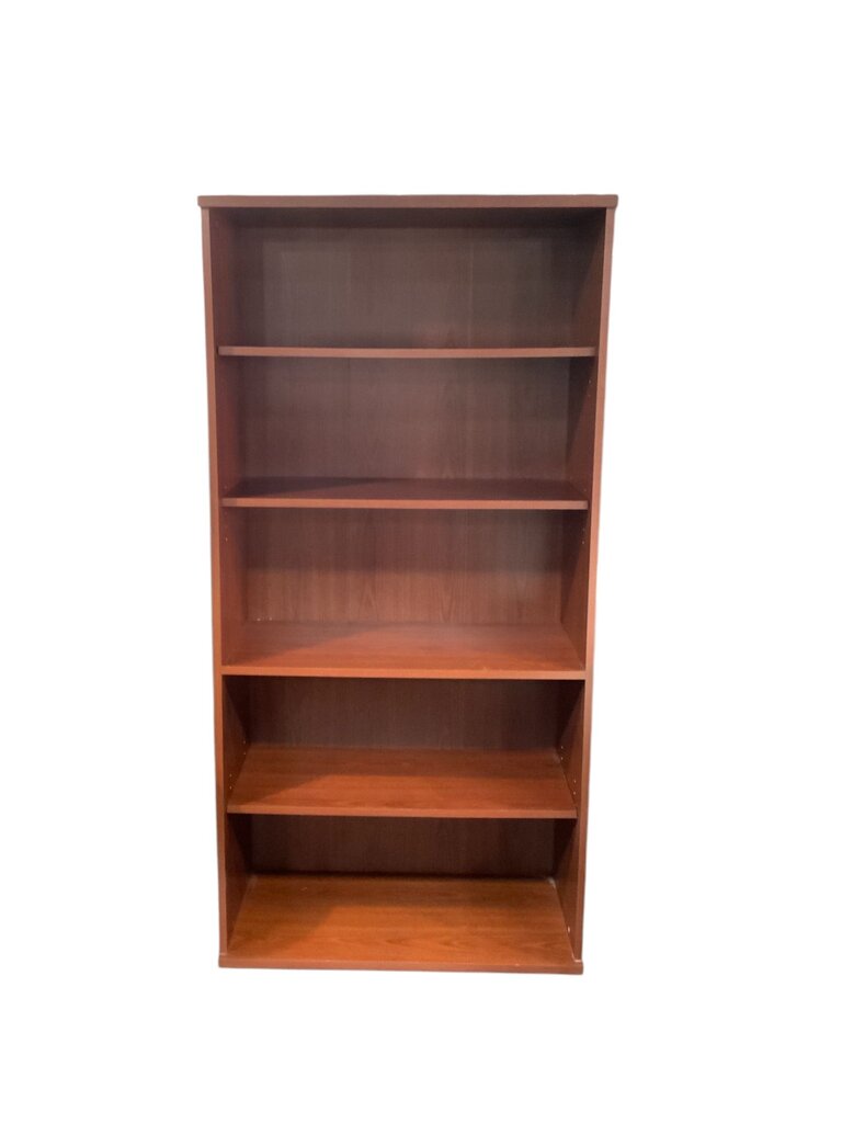 Wood Cherry Red Bookshelf