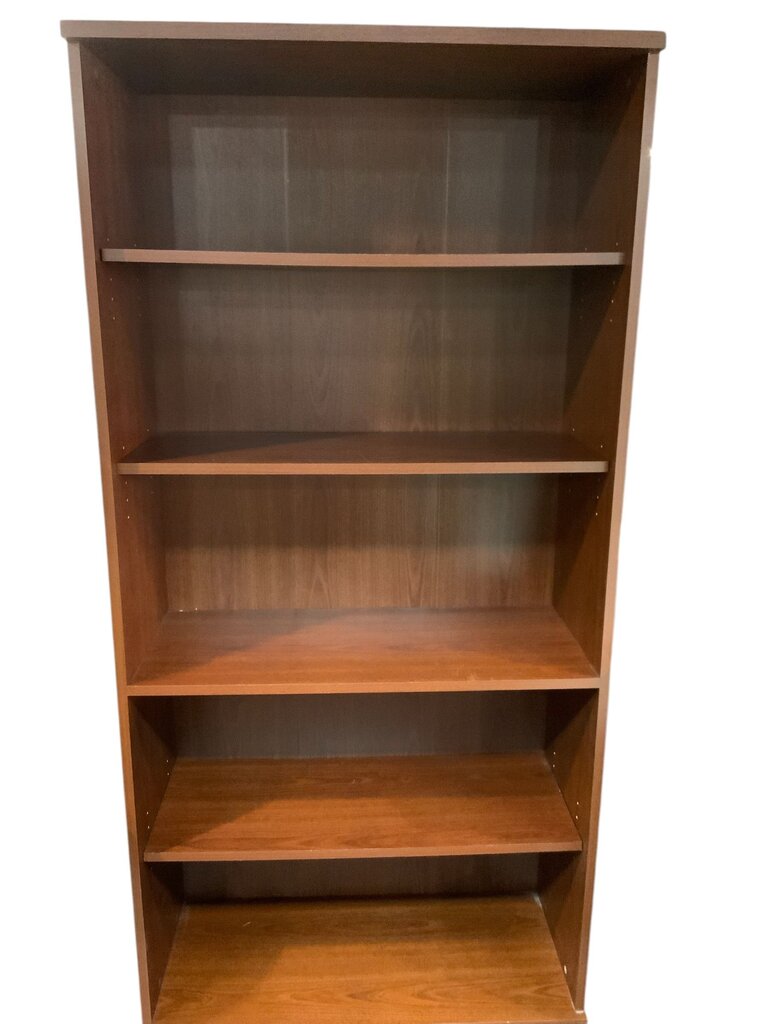 Wood Cherry Red Bookshelf
