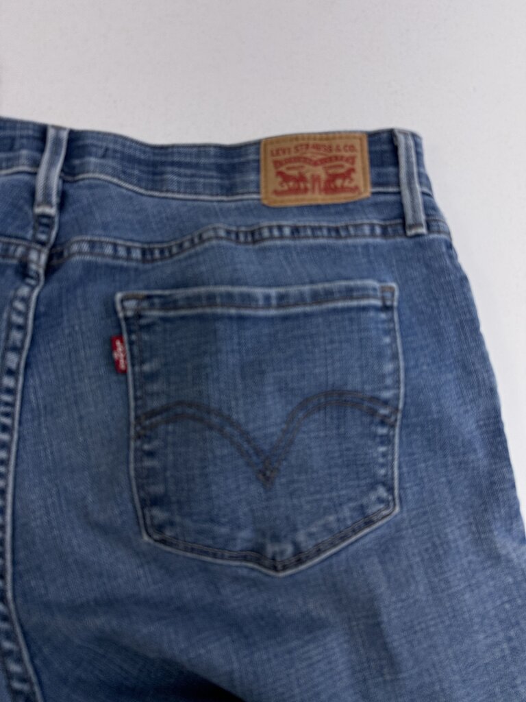 Vtg Levi Strauss Blue Denim Womens Jeans size 14 /rb