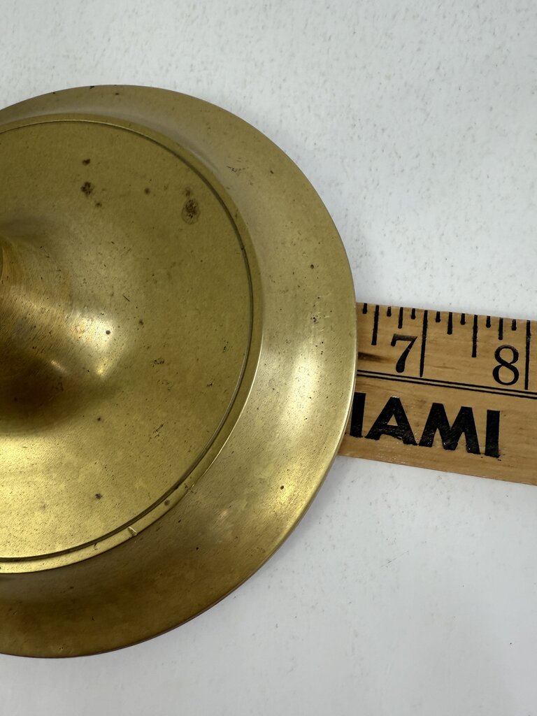 Vintage Large Brass 5 Arm Candelabra w/Dogs /rw