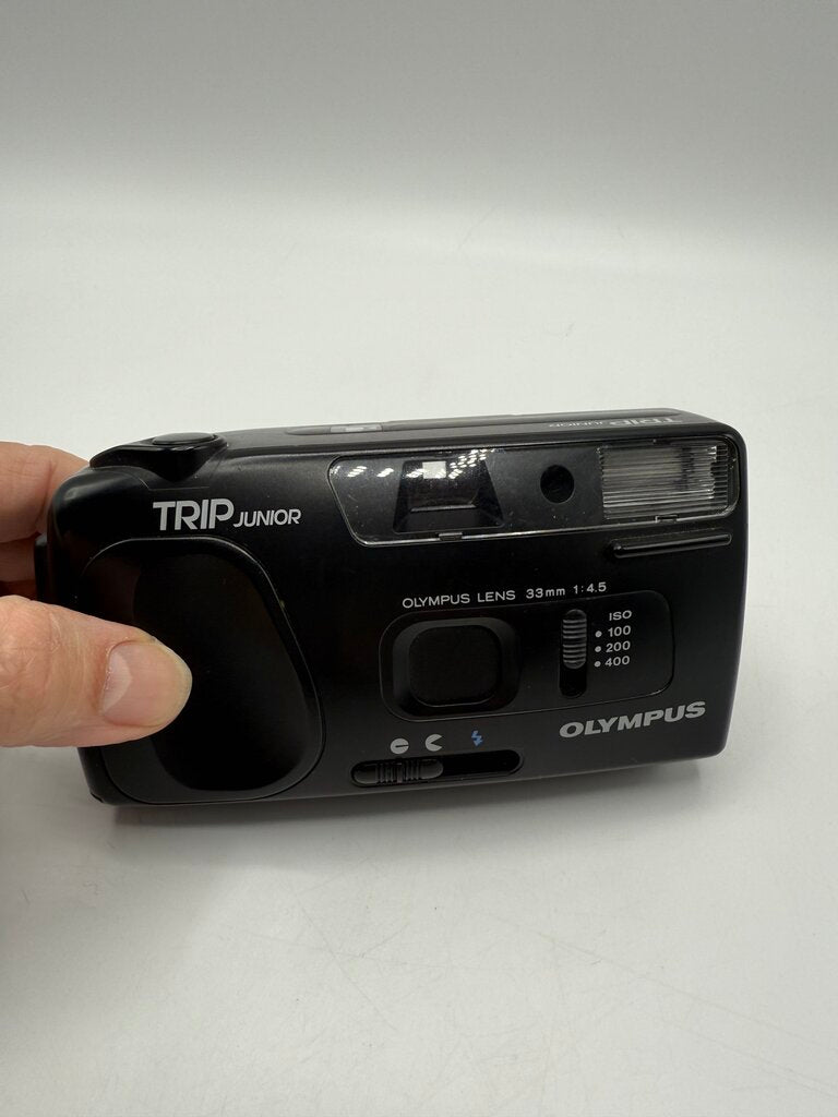 Olympus 35mm Trip Junior Point and Shoot Film Camera Works /ro