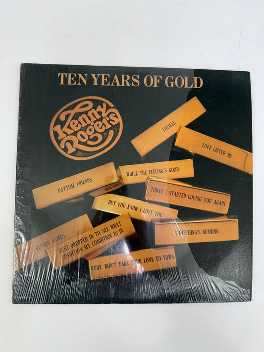 Kenny Rogers Vinyl Record Album “Ten Years Of Gold” /ro