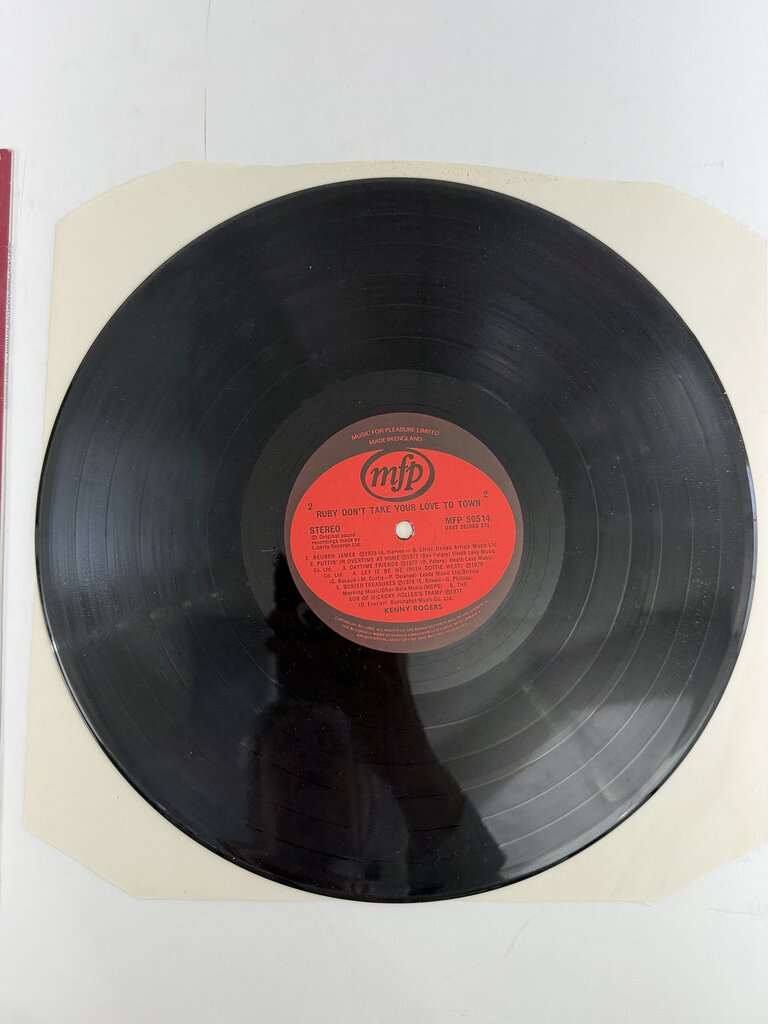 Vintage Kenny Rogers Vinyl Record Album “Ruby Don’t Take Your Love to Town” /ro