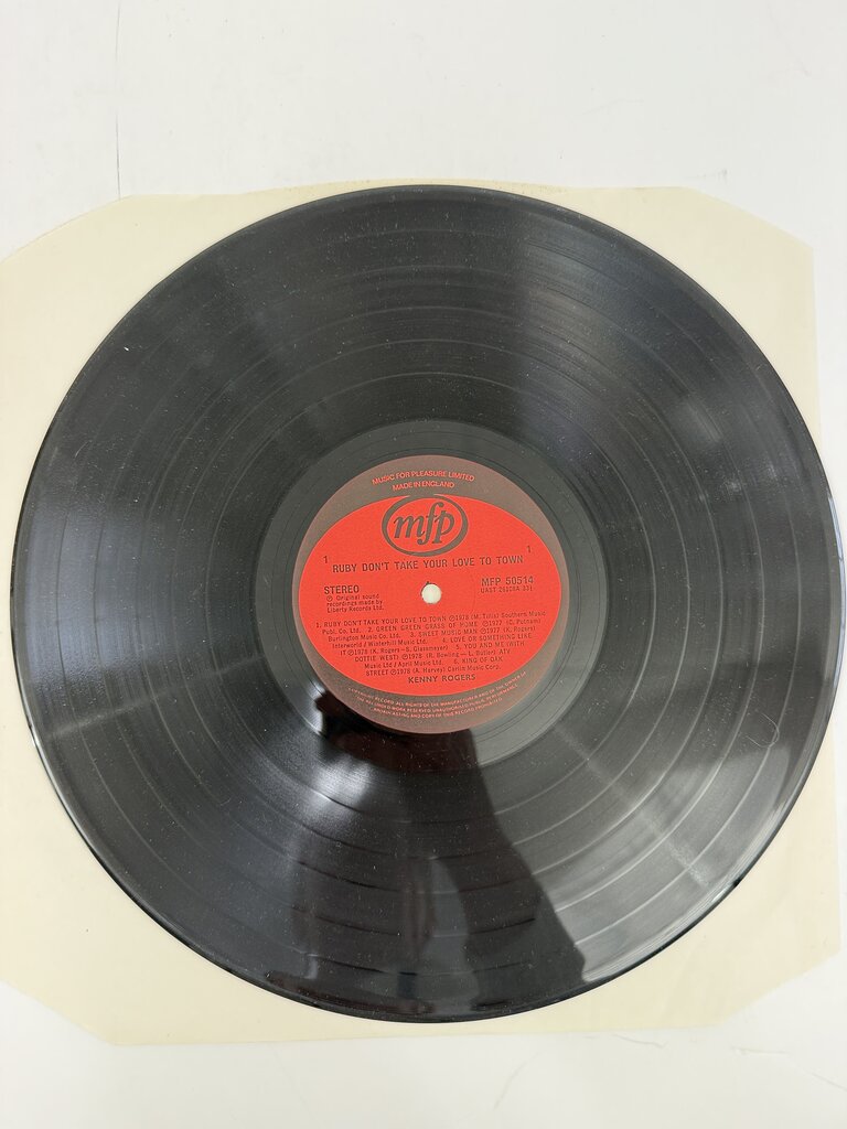 Vintage Kenny Rogers Vinyl Record Album “Ruby Don’t Take Your Love to Town” /ro
