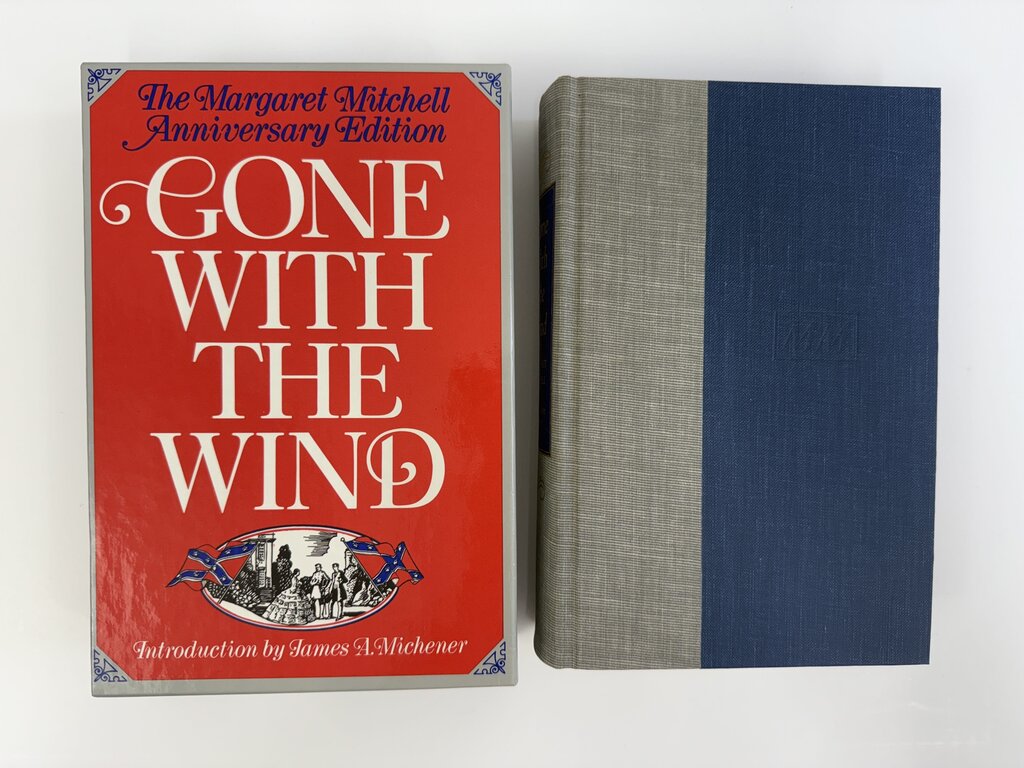 Gone with the Wind by Mitchell Anniversary Edition 1975 Slipcover HC EUC /rb
