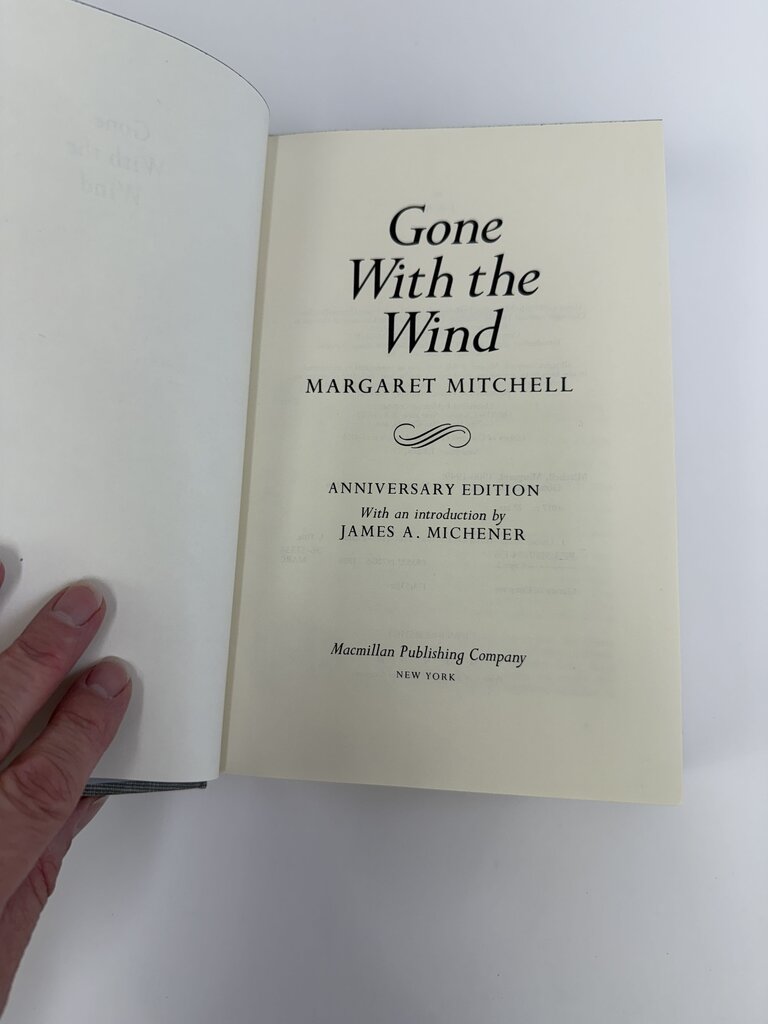 Gone with the Wind by Mitchell Anniversary Edition 1975 Slipcover HC EUC /rb