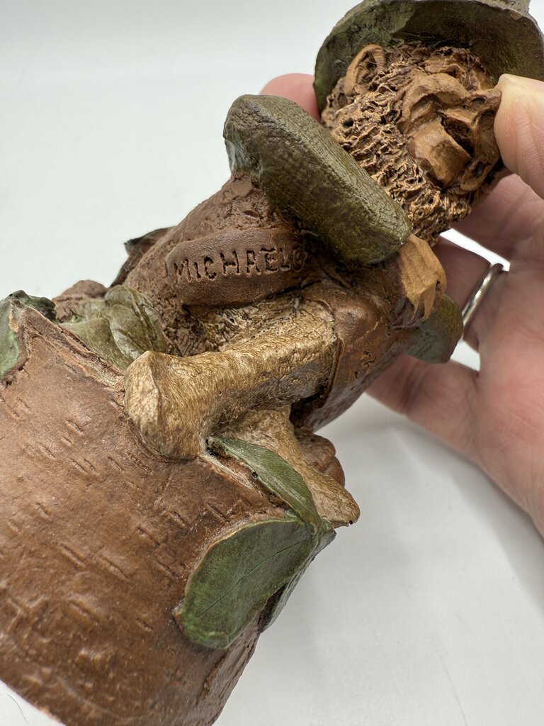 Set of 2 Cairn Studios Tom Clark Gnome Figurines “Michael & Peanut” /ro