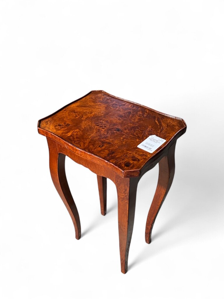 Italian Burl Wood Plant Stand