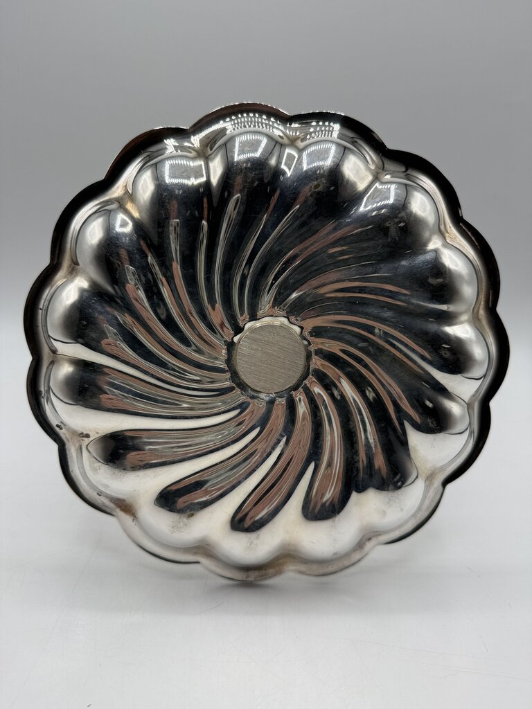 F.B. Rogers Silverplate 2 Tier Serving Tray Dessert Stand /rw