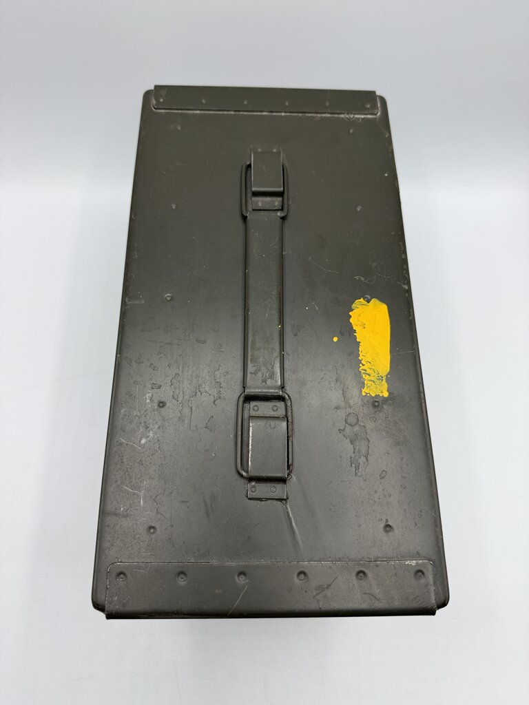 VTG Military Metal Ammo Box 1000 Cal .45 Cartridge Lot WCC-40-6003 /rw