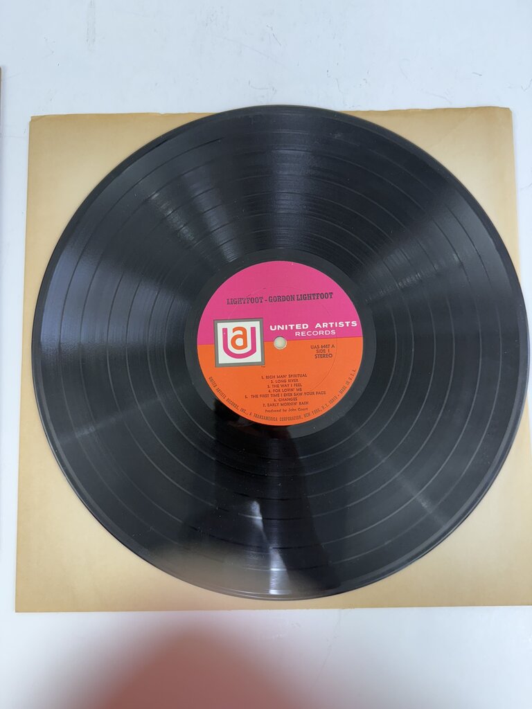 VTG Gordon Lightfoot Vinyl Album “Lightfoot” LP 1970 /ro