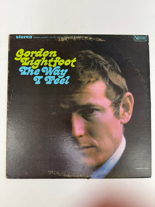 VTG Vinyl Record Album Gordon Lightfoot The Way I Feel /ro