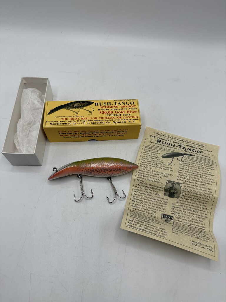 2000 Rush-Tango Limited Edition Fishing Lure in Box /roh