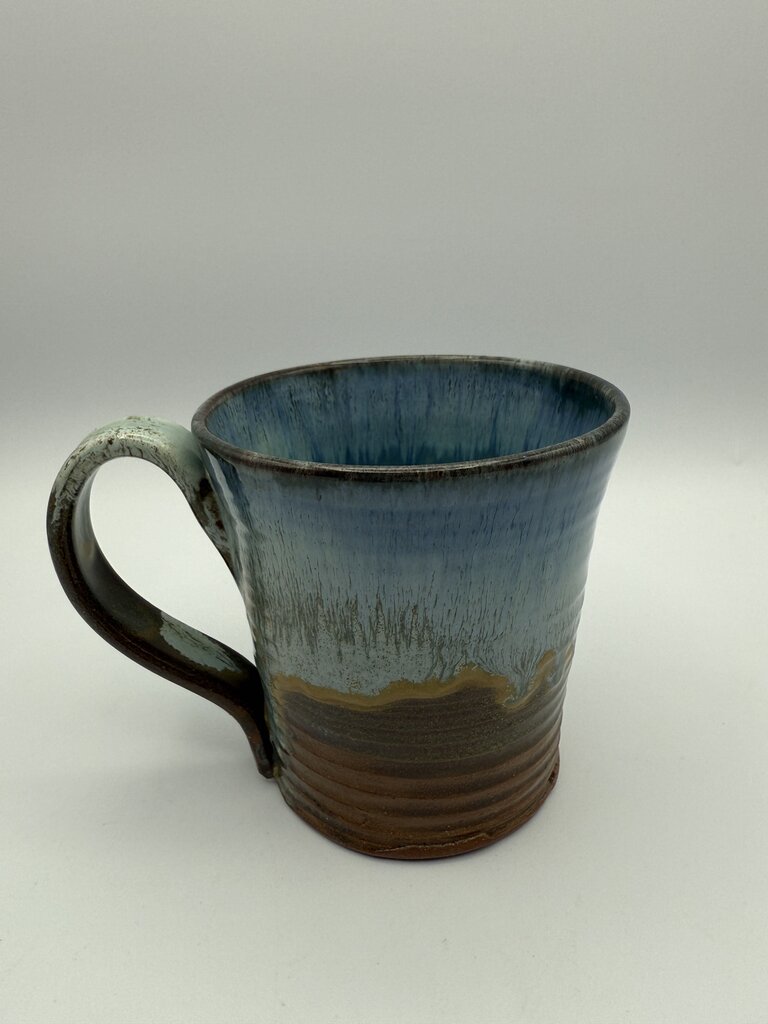 VTG Merritt Island Potters Drip Glaze Coffee/Tea Mug /roh
