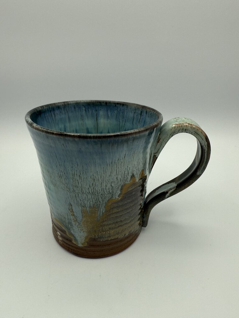 VTG Merritt Island Potters Drip Glaze Coffee/Tea Mug /roh