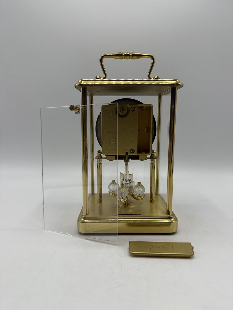 VTG Loricron Quartz Clock Brass 6.5”Tall Battery Works Germany /ro