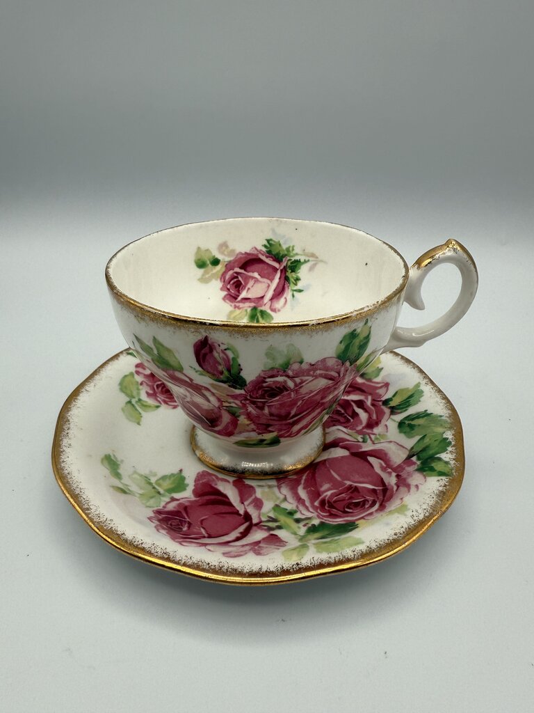 2 Fine Bone China Tea Cup & Saucer Set Made in England /rb