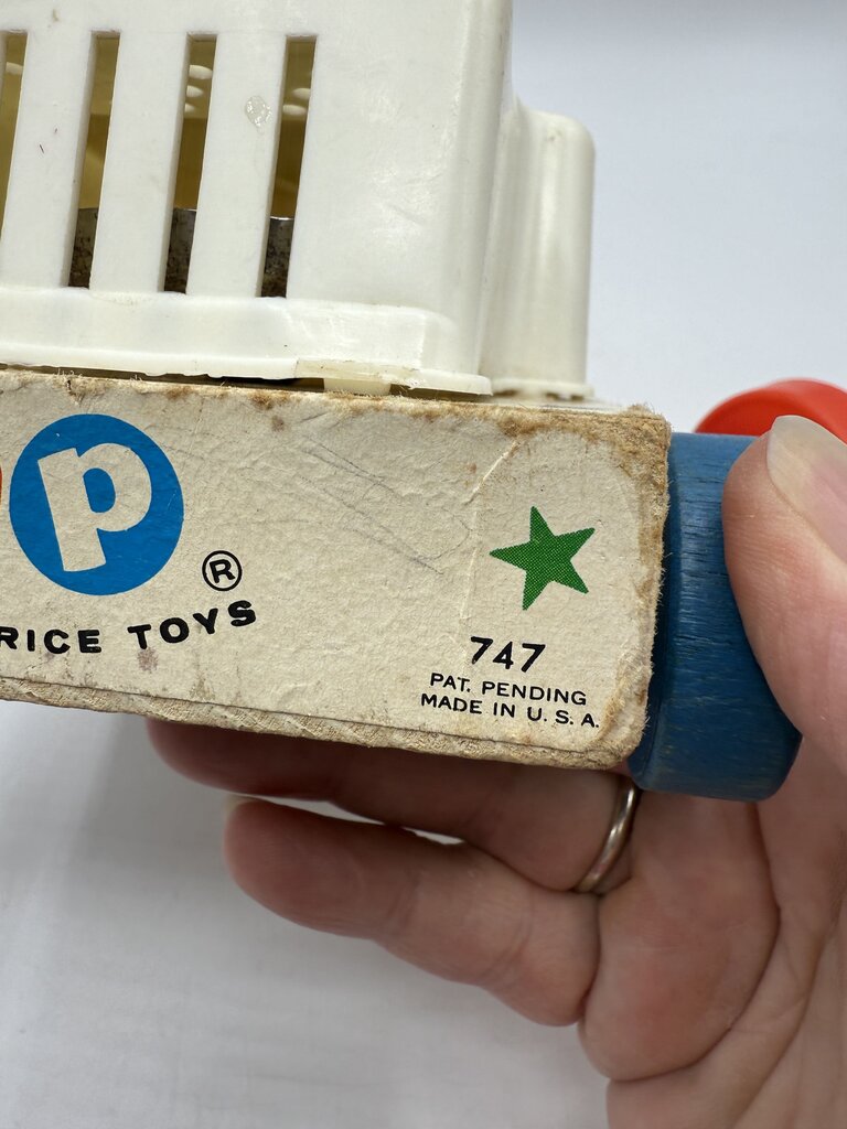 VTG 2 Fisher Price Pull Toys Phone Xylophone Working /rb
