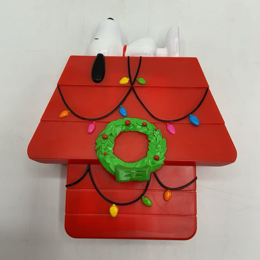 Peanuts A Charlie Brown Christmas 2007 Uno Card Game Snoopy Dog House /ro