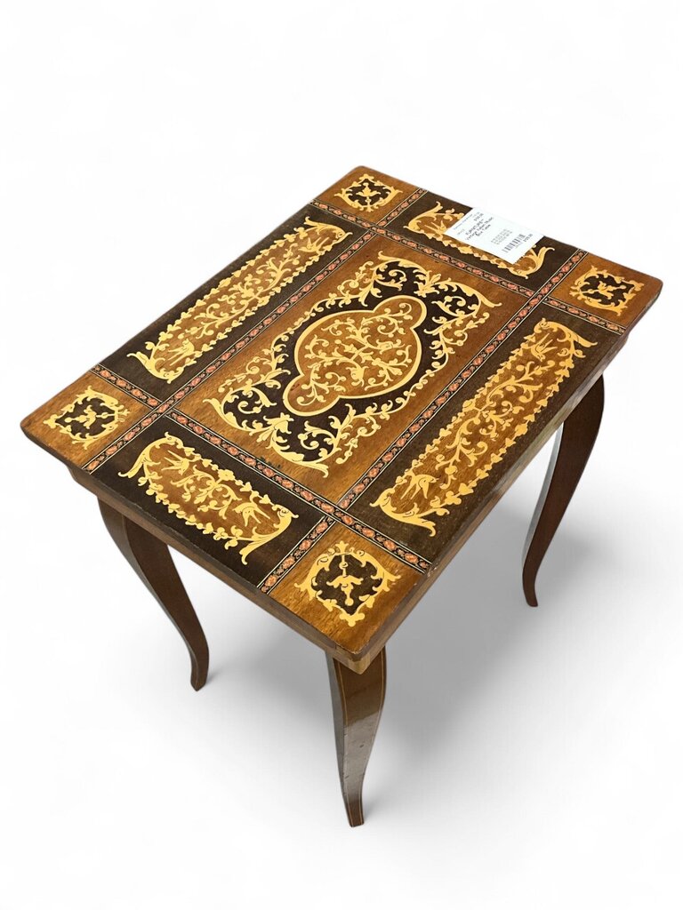 Vintage Italian Music Box Table