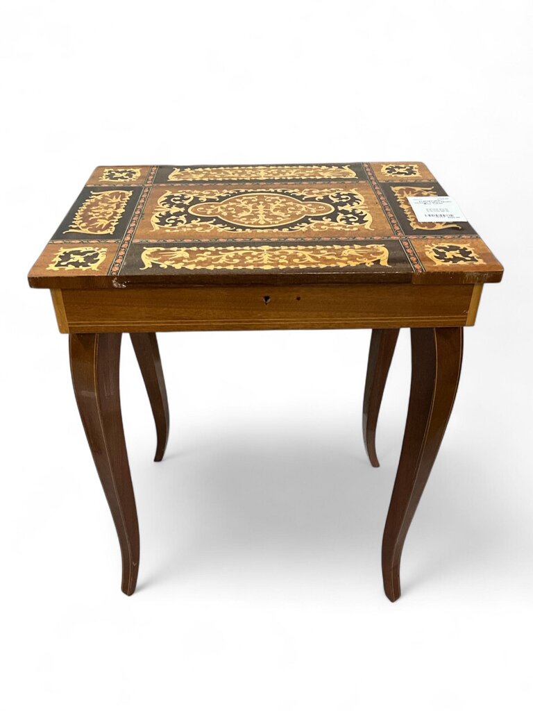 Vintage Italian Music Box Table