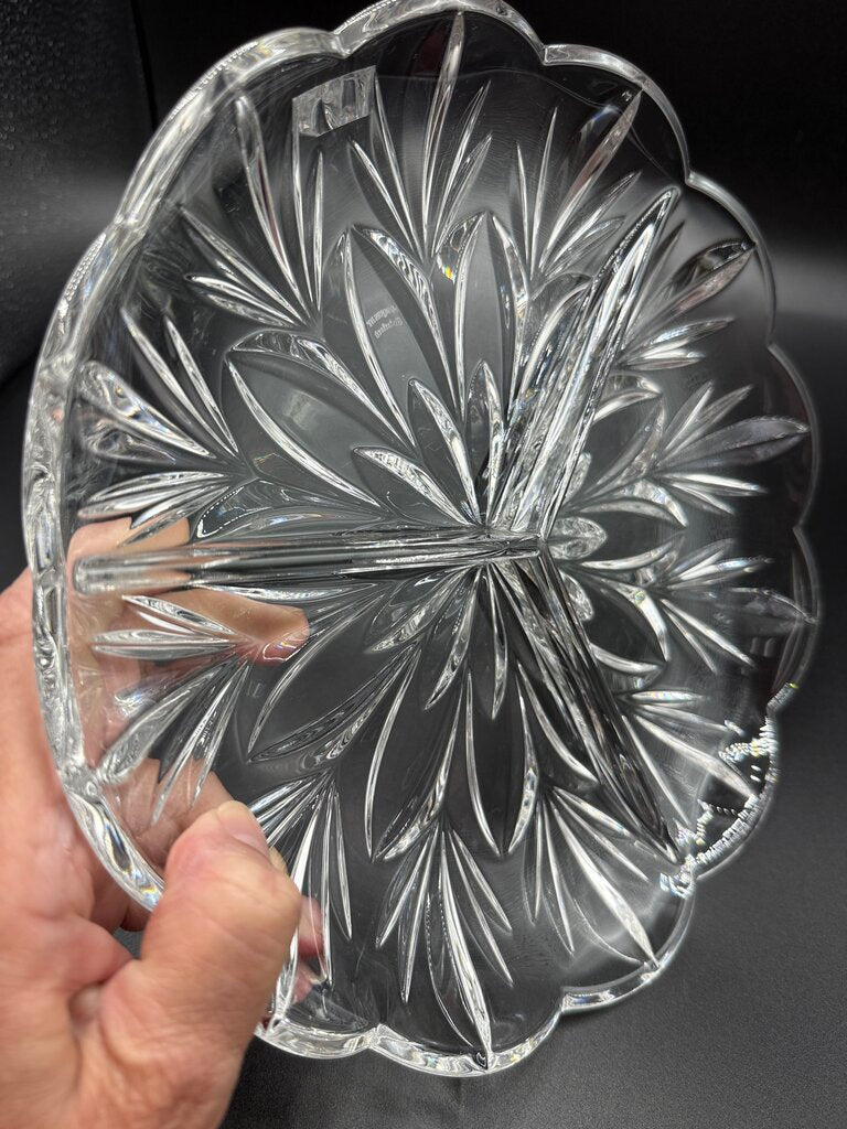 Marquis Waterford Crystal Canterbury 3 Part Divided Dish /roh