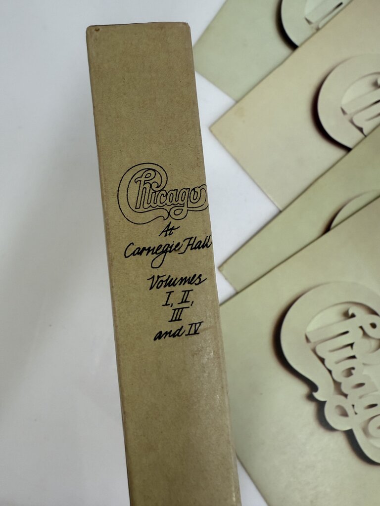 `Chicago at Carnegie Hall 4 Volume Box Set Posters Booklet /ro