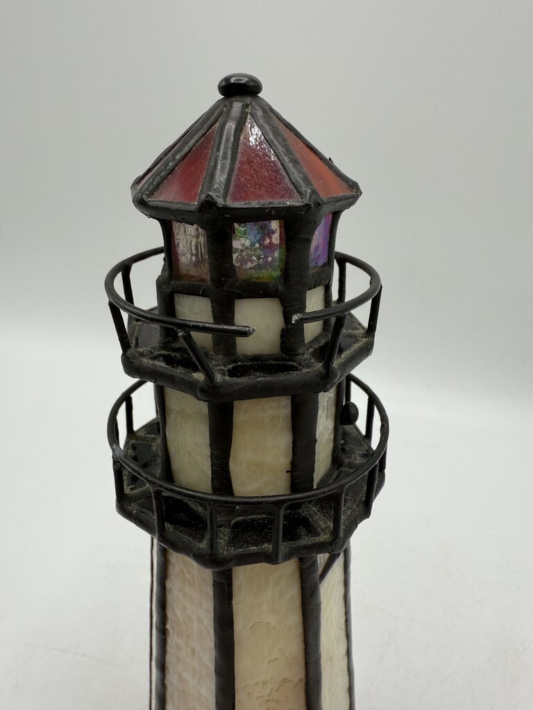 Centuryville Collection Limited Edition Stained Glass Lighthouse 1994 /roh