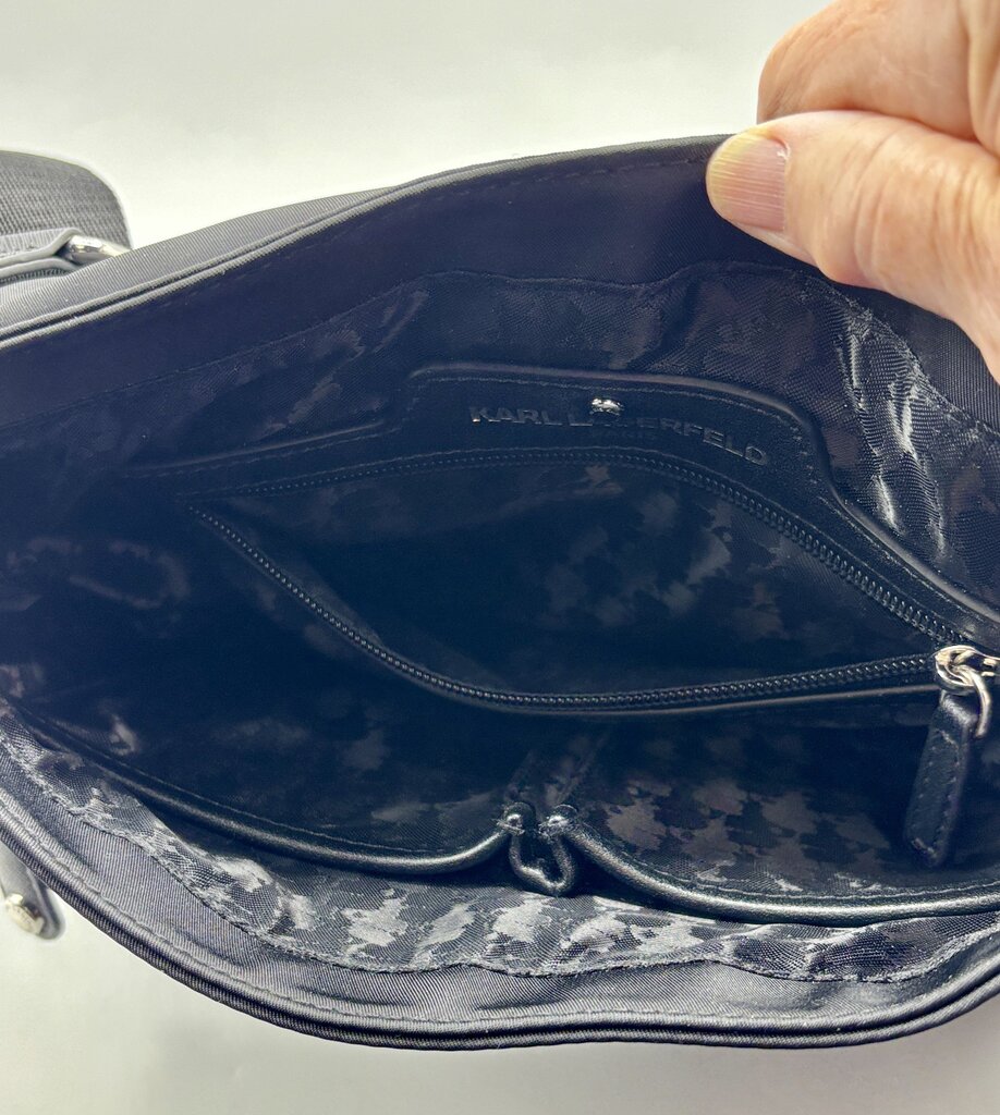 Karl Lagerfeld Cara Nylon Crossbody Bag /j