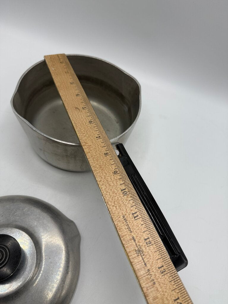 VTG GHC Magnalite 2 Quart Sauce Pan w/Lid Double Spout /rw