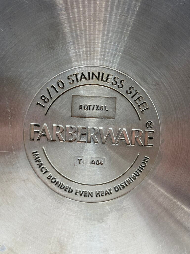 Farberware 18/10 StainlessSteel Stock Pot 8 Quart /rw
