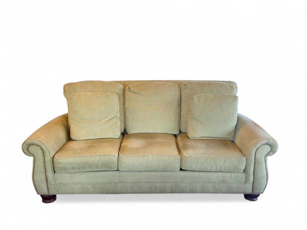3 Seat Sage Green Sofa