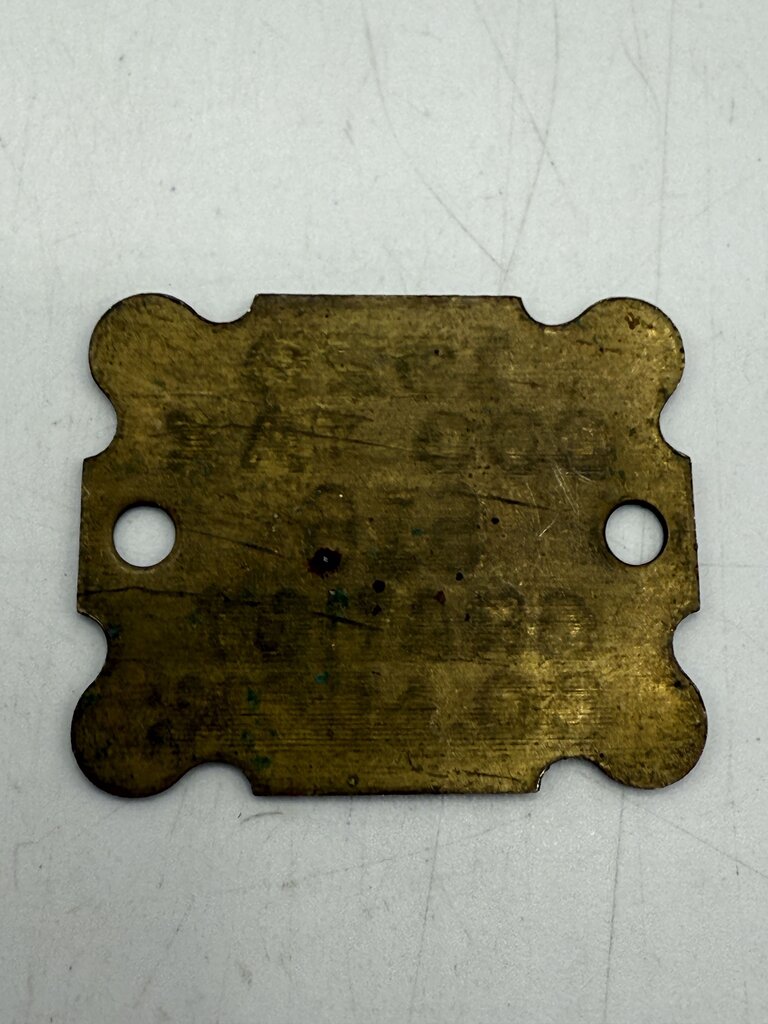 Antique 1929 Dog Tax Tag-1931 Dog License Tag Gratiot Michigan /ro