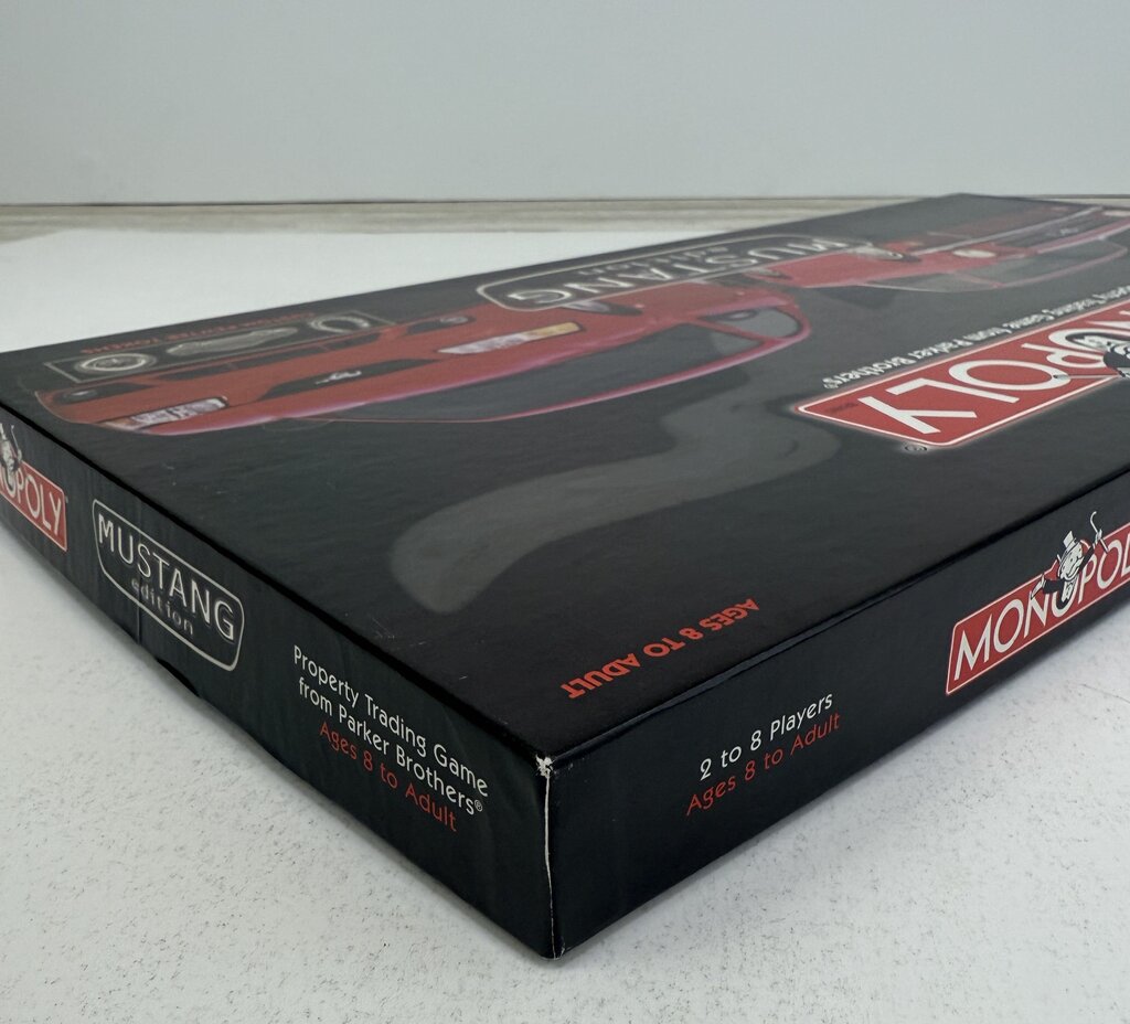 35th Anniversary Mustang Monopoly Board Game 1999 /rb