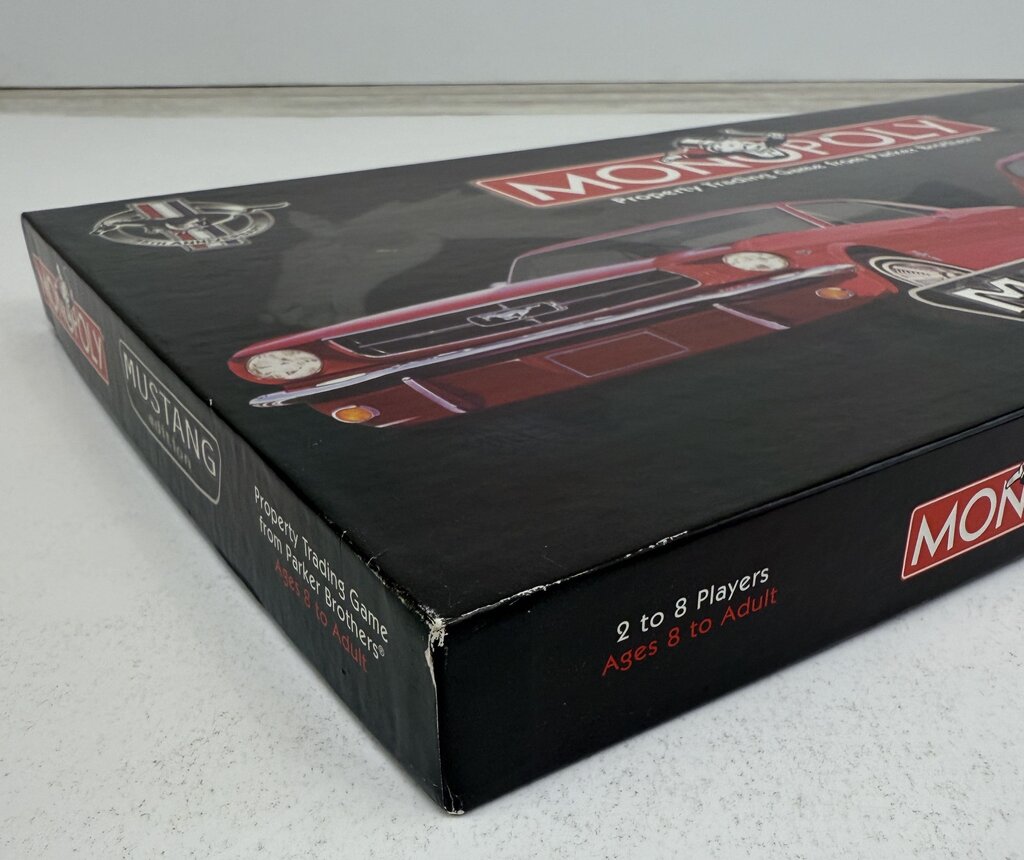 35th Anniversary Mustang Monopoly Board Game 1999 /rb