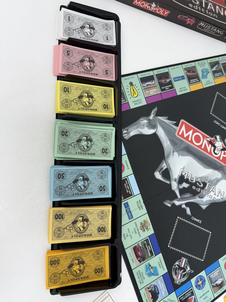 35th Anniversary Mustang Monopoly Board Game 1999 /rb