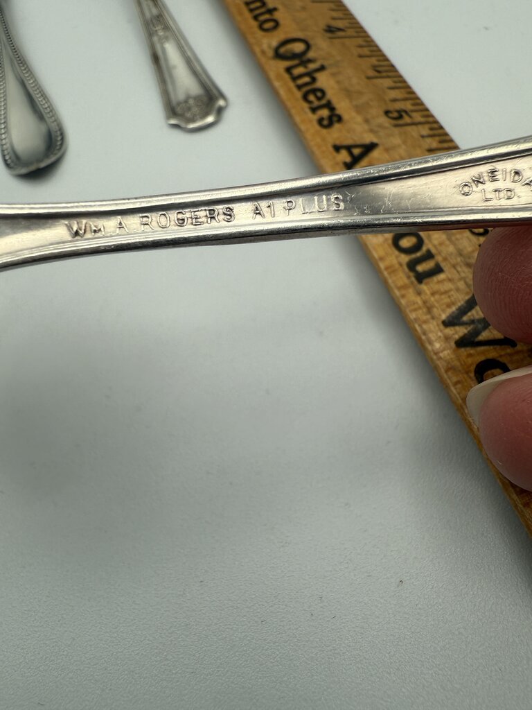 Lot of 13 Silver Plate Petite Serving Utensils /ro