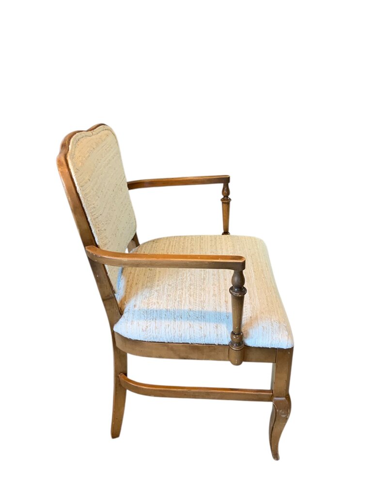 Cream Wood Chair