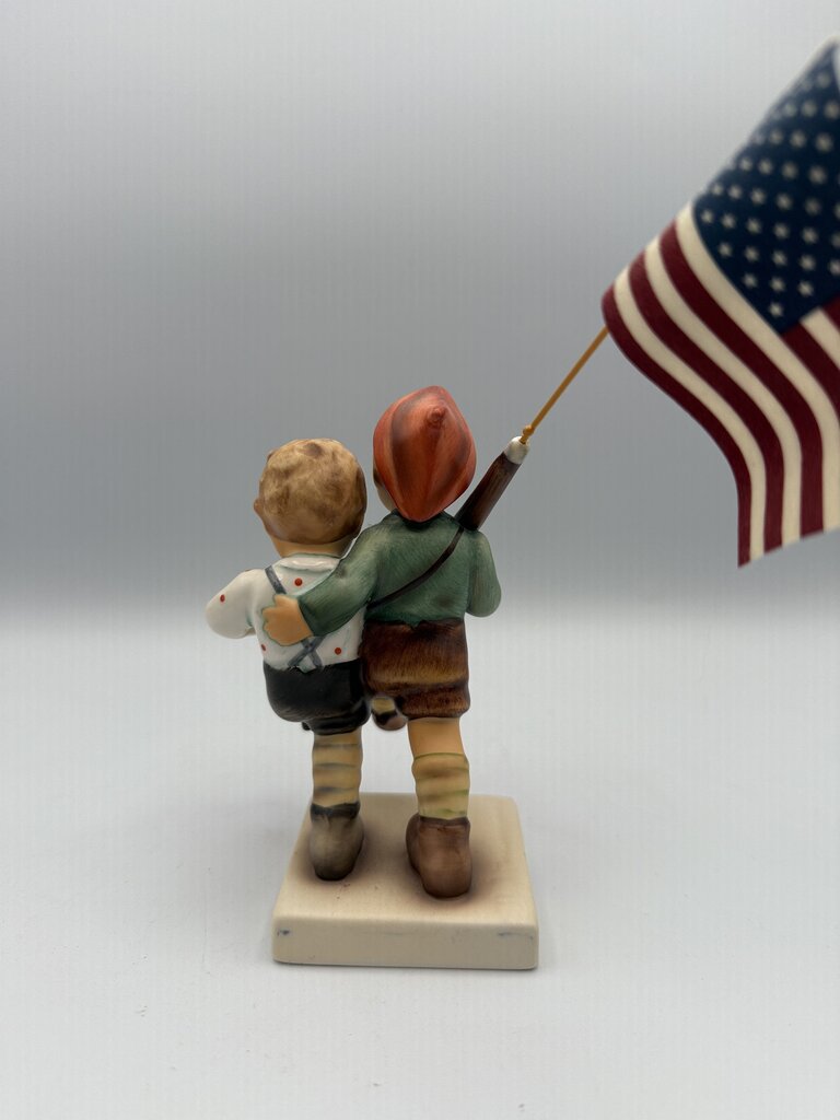 VTG Hummel Goebel Figurine “Volunteers” Germany /roh