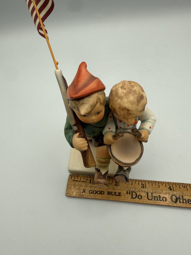VTG Hummel Goebel Figurine “Volunteers” Germany /roh