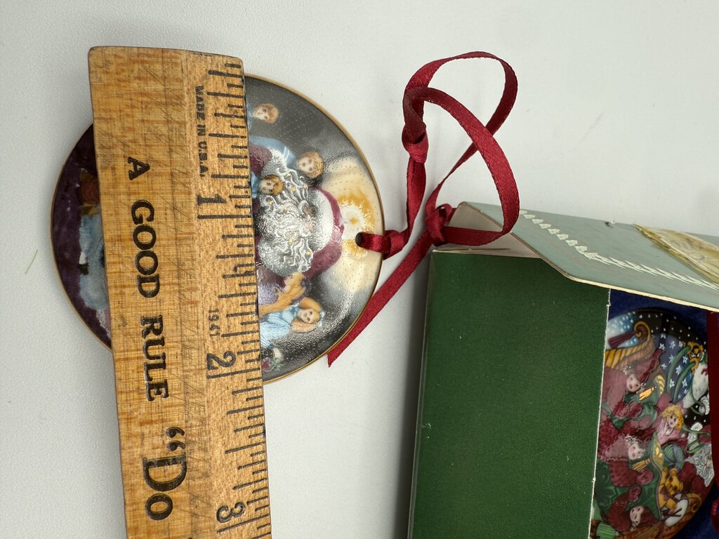 VTG Lot of 4 Bing & Grondahl 1990’ies Ornaments The Santa Collection /ro