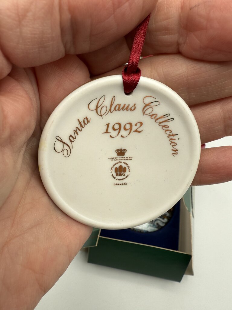 VTG Lot of 4 Bing & Grondahl 1990’ies Ornaments The Santa Collection /ro