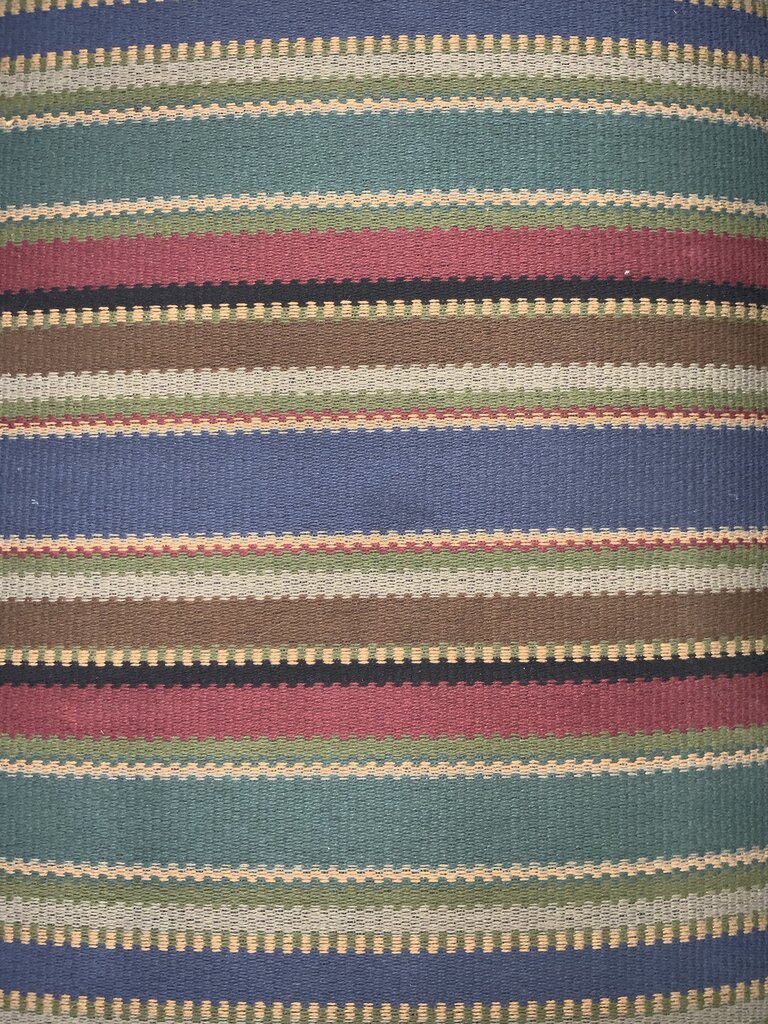 This End Up Stripped Chair With Ottoman