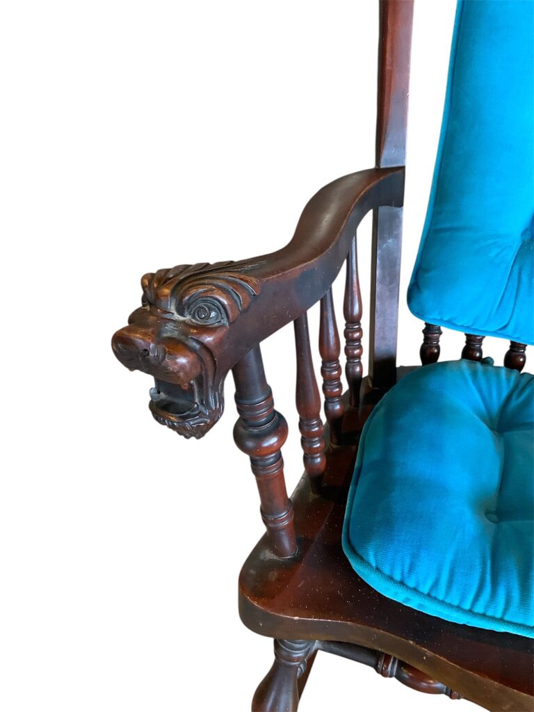 Etched Dragon Rocking Chair