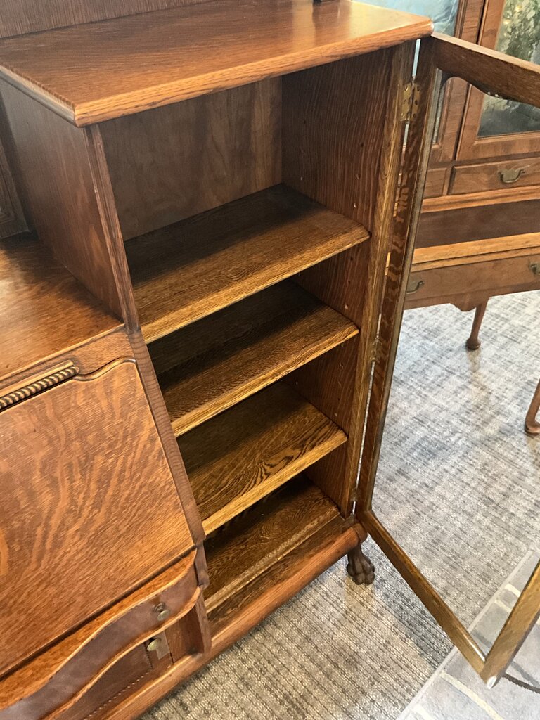 Quarter Sawn Oak Secretary Desk