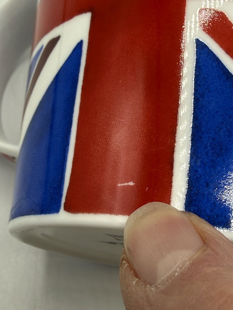 Dunoon Union Jack Fine Bone China Mug 16 oz. /roh