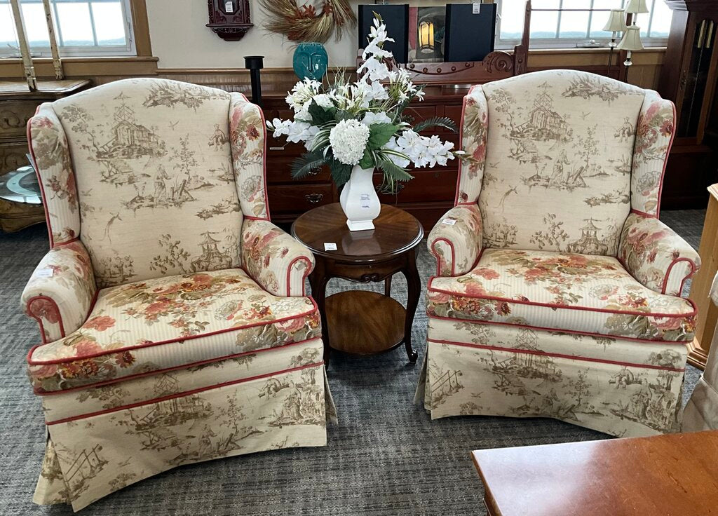 Floral Sanctuary Arm Chair