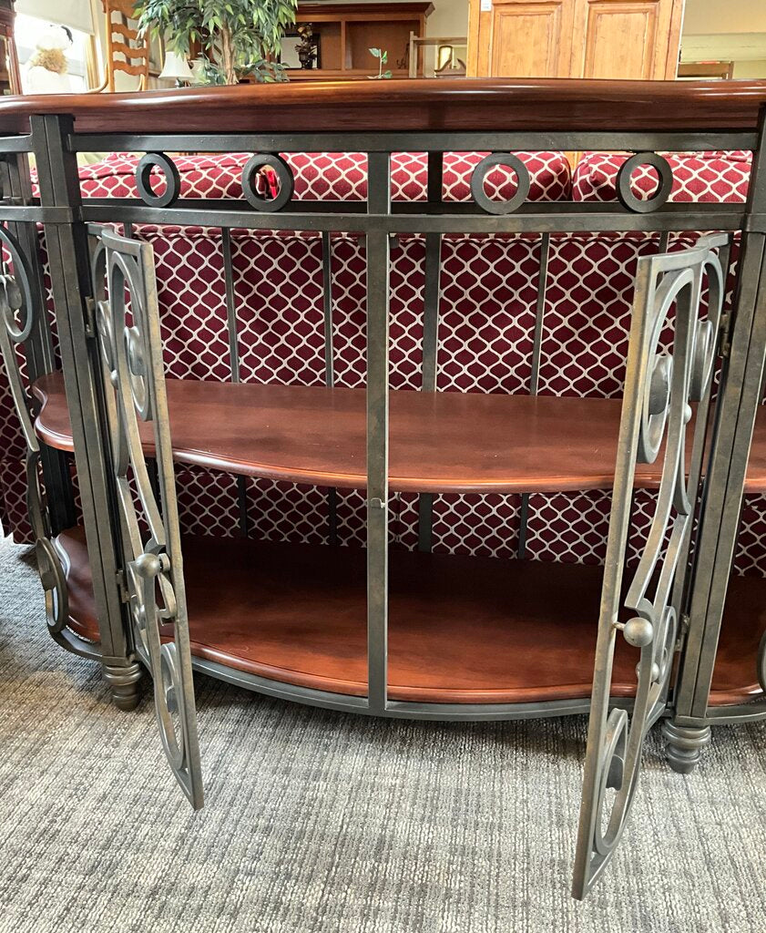 Wood / Iron Console Table