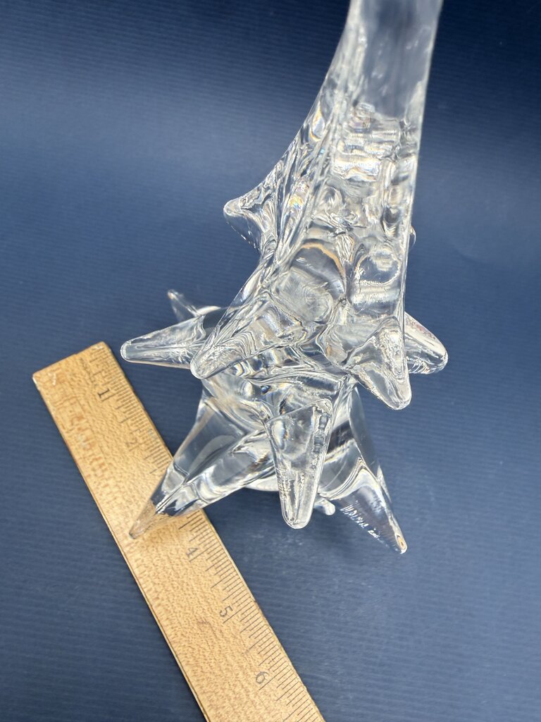 Toscany Solid Clear Crystal Christmas Tree 8” Tall /ro