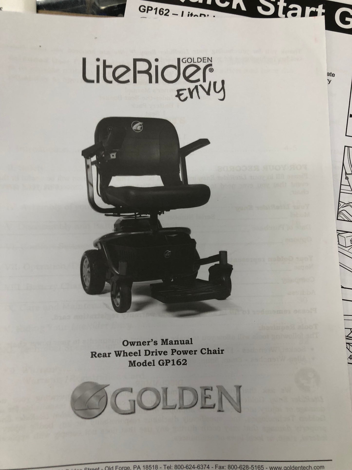 Golden LiteRider Envy Power Mobility Scooter /b